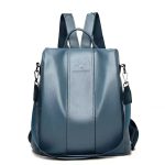 Sac à Dos Cuir Discret Anti-Vol Féminin
