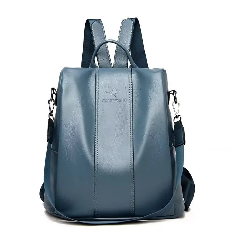 Sac à Dos Cuir Discret Anti-Vol Féminin