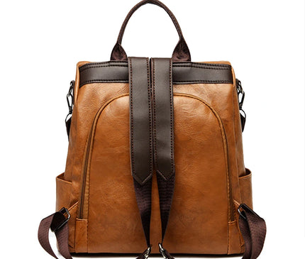 Sac à Dos Cuir Femme Convertible Antivol