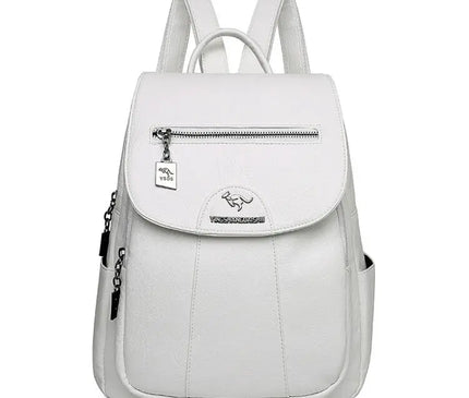 Sac à Dos Cuir Femme Urbain Organisé