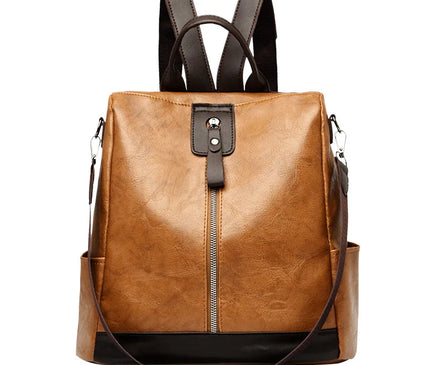 Sac à Dos Cuir Antivol Grande Capacité