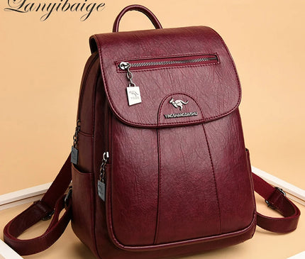 Sac à Dos Cuir Doux Femme Fashion