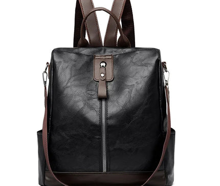 Sac à Dos Cuir Femme Convertible Antivol