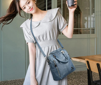 Sac à Dos Cuir Convertible Femme Quotidien