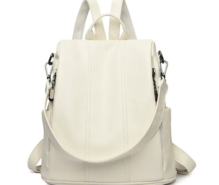 Sac à Dos Cuir Antivol Polyvalent Femme