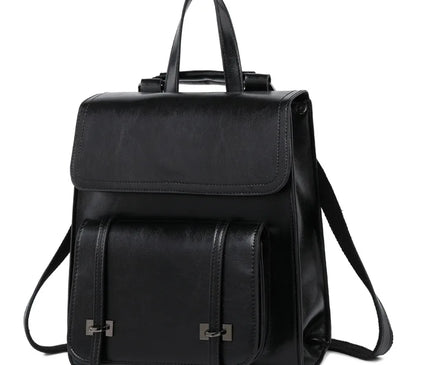 Sac à Dos Cuir Femme Rabat Preppy