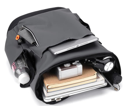 Sac à Dos Cuir Homme Business Ordinateur Étanche