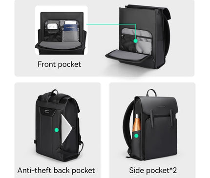 Sac à Dos Cuir Business Ordinateur Portable