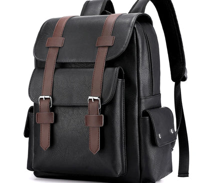 Sac à Dos Cuir Élégant Urbain Homme